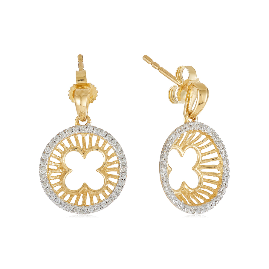 Yellow Gold Earring-Fixed Price