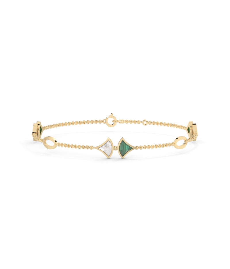 18k Gold Luciana Fern Bracelet