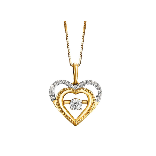Interlocking Double Heart Diamond Necklace – Steven Singer Jewelers