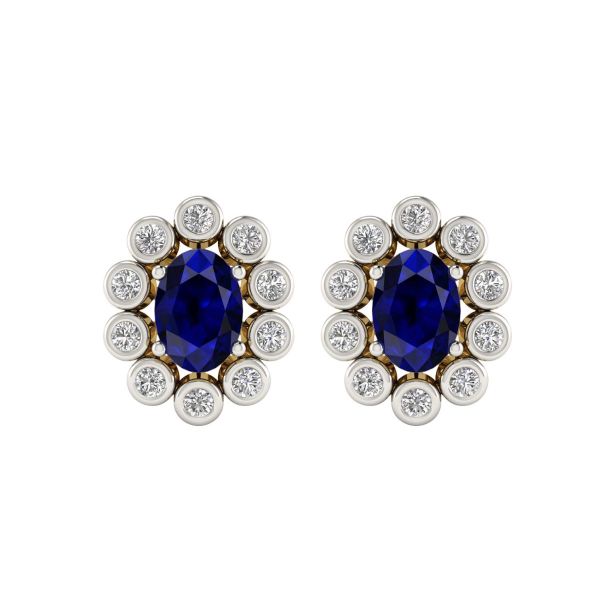 Aggregate more than 237 sapphire diamond earrings super hot