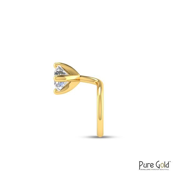 Pure gold nose ring clearance price