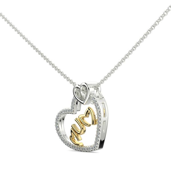 Special Heart Mother's Day Pendant | Gold & Diamond Jewellery Dubai UAE ...