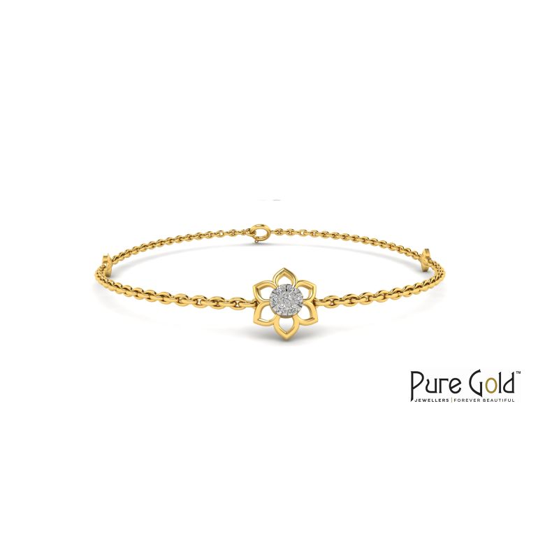 Blooming Beauty Bracelet (18k, 0.05 CTS)