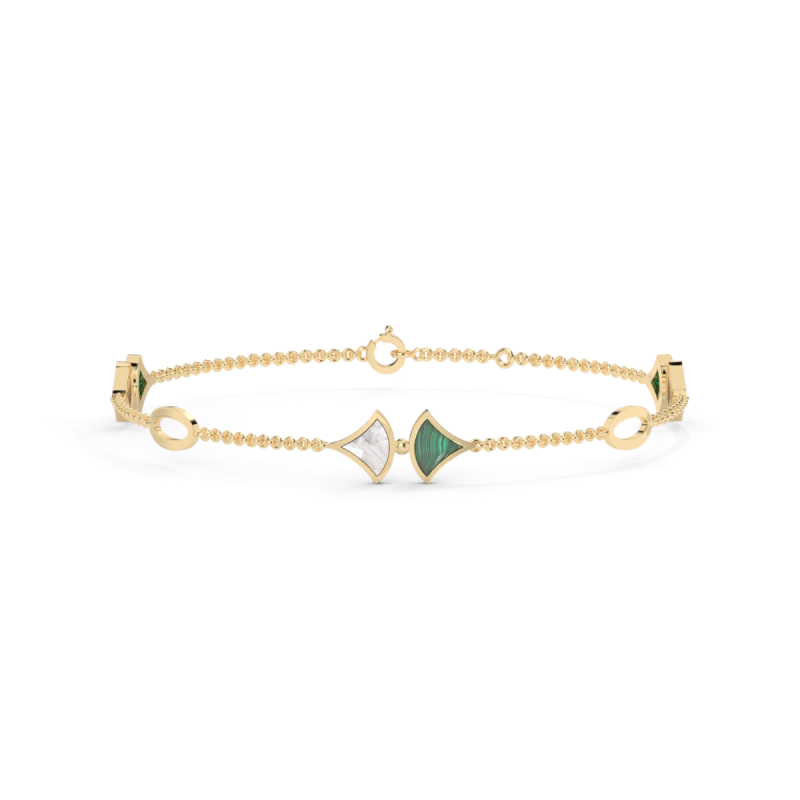 18k Gold Luciana Fern Bracelet
