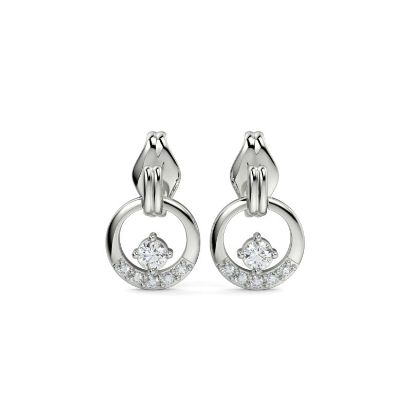 Sparkling 18K Gold Diamond Earrings (0.09ct)