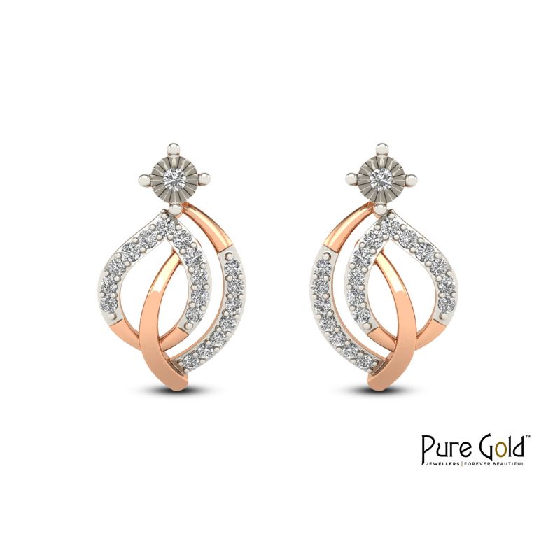 Pure Sparkle Seraphina Earring (18k and 0.14CTS)