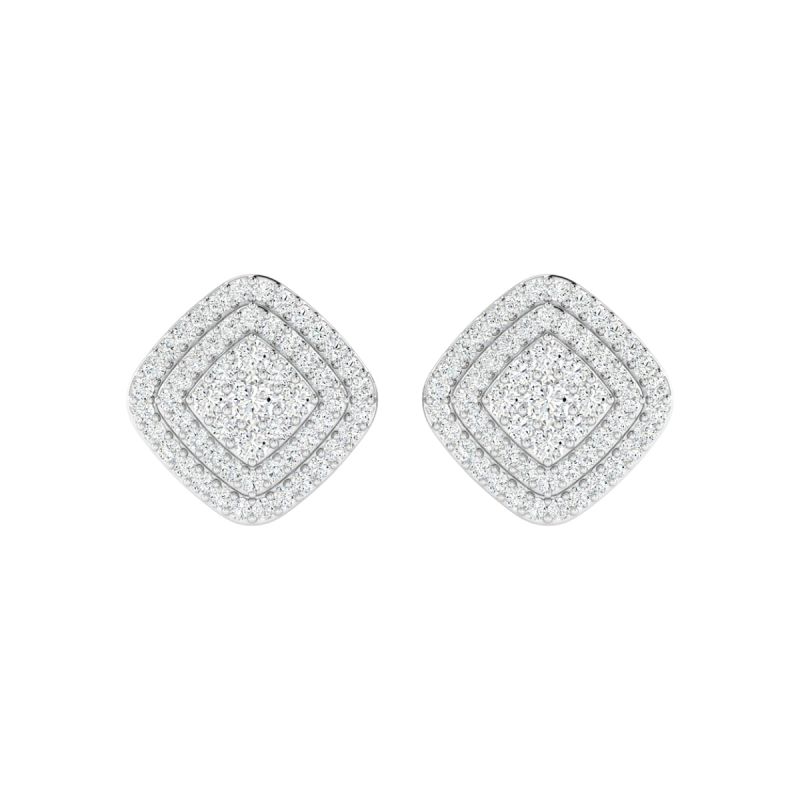 18K Gold Celeste Earrings with Diamonds