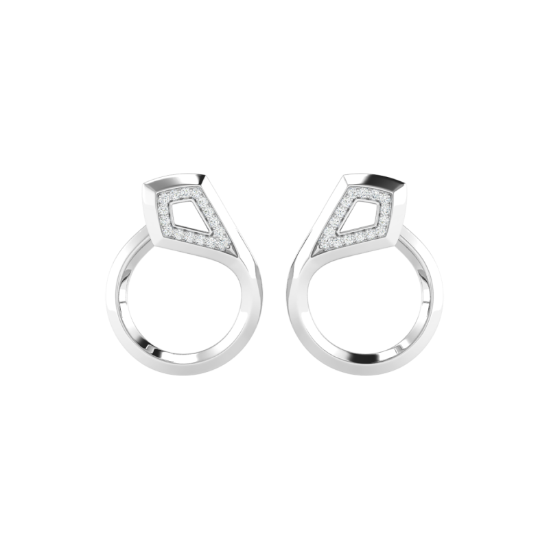 18K Gold Supreme Serpent Earrings With Diamonds