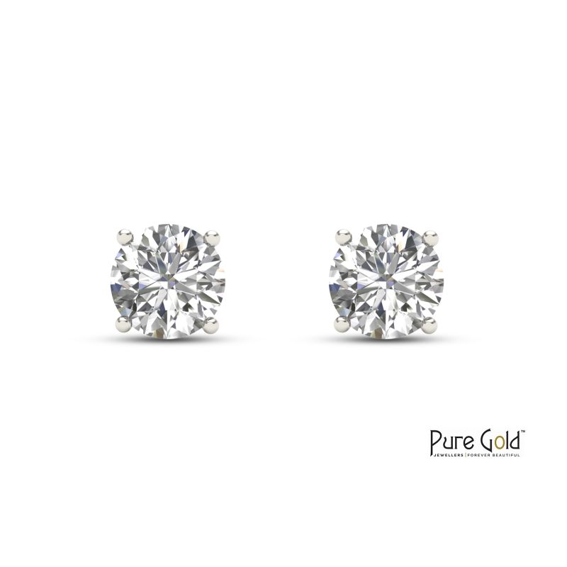 Handmade Sparkle Earring (1.0 CTS,18 Karat) - PGER0G23281
