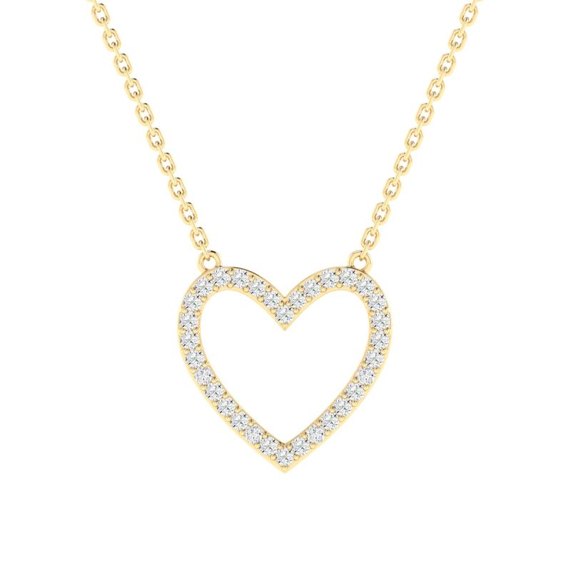 18K Gold Eternal Trace Necklace with Diamonds