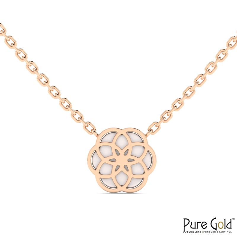 18K Gold Luciana Floral Radiance Necklace