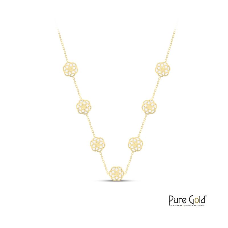 18 Karat Gold Luciana Mother of Pearl Necklace