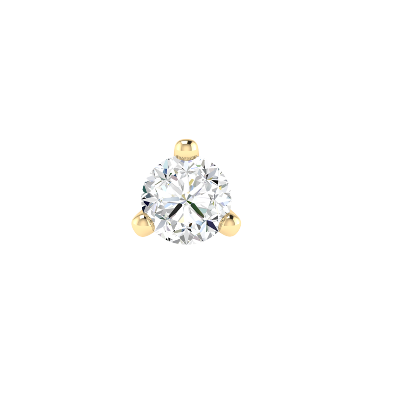 18K Gold Evershine Nosepin with Diamonds