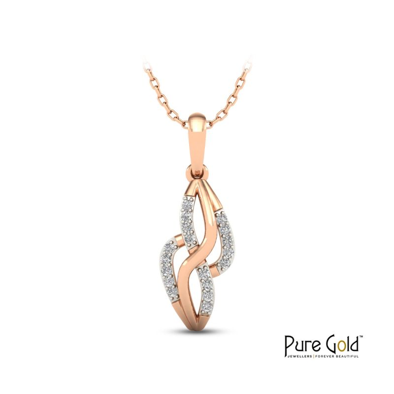 Shimmering Symphony Pendant (18k and 0.08CTS)