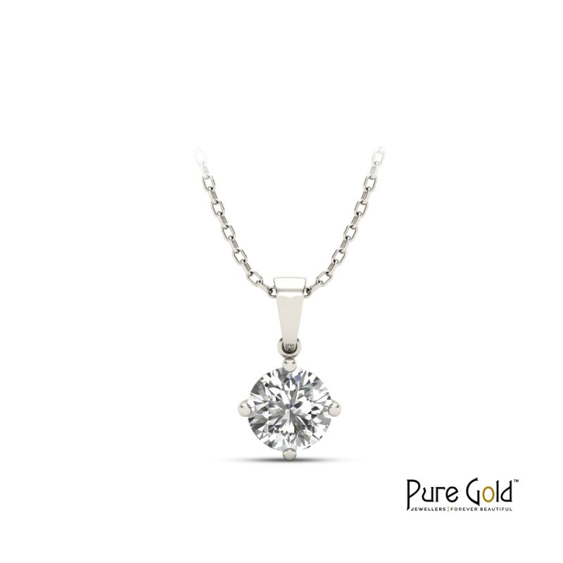 Handmade Sparkle 0.50 CTS Pendant 18 Karat