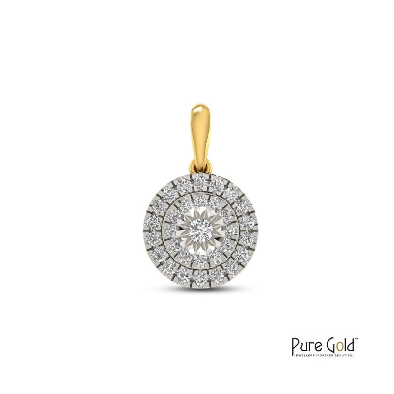Round Diamond Pendant - PGPNG26125