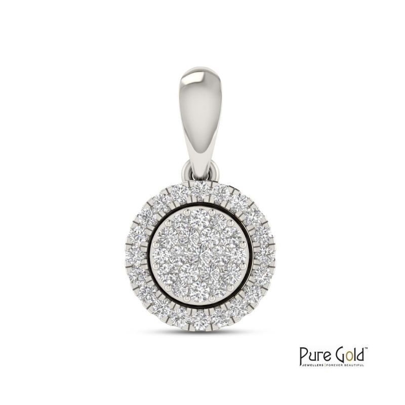 Pure Sparkle Diamond Pendant 0.20 CTS & 18K gold