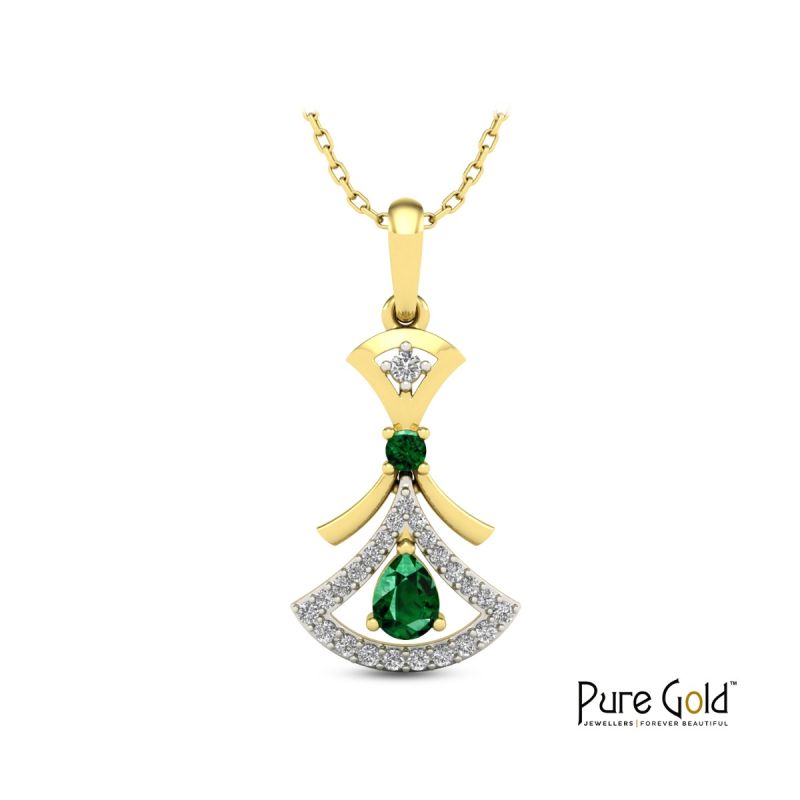 Pure Sparkle Radiant Fantail (18k and 0.12CTS)