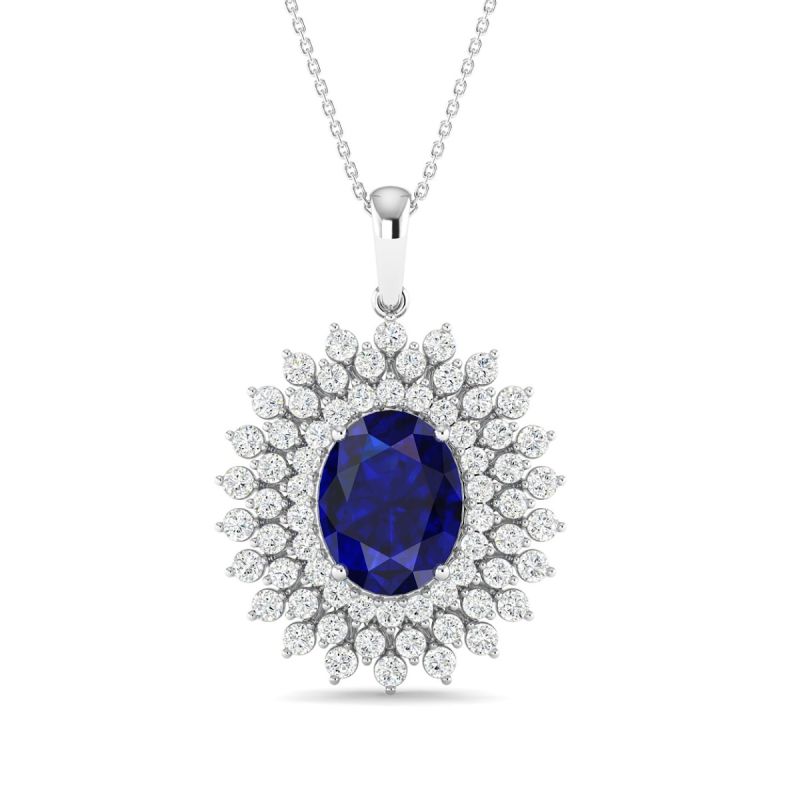 18k Gold Azure Star Pendant with Diamonds