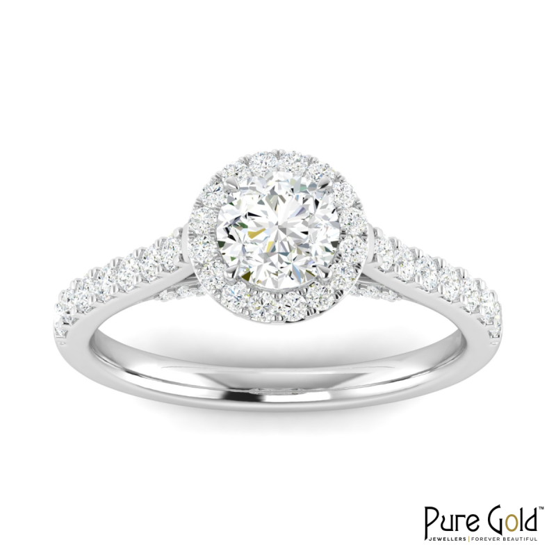 Handmade Bridal Double the Love Ring (18k and 1.45 CTS)