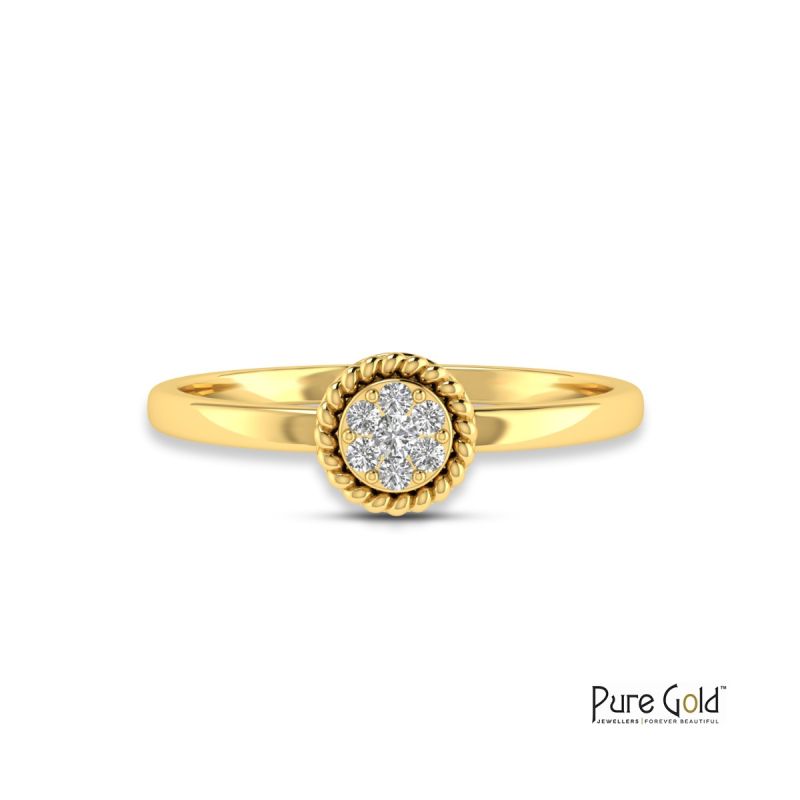 Twinkling Life Ring (18K, 0.05CTS)