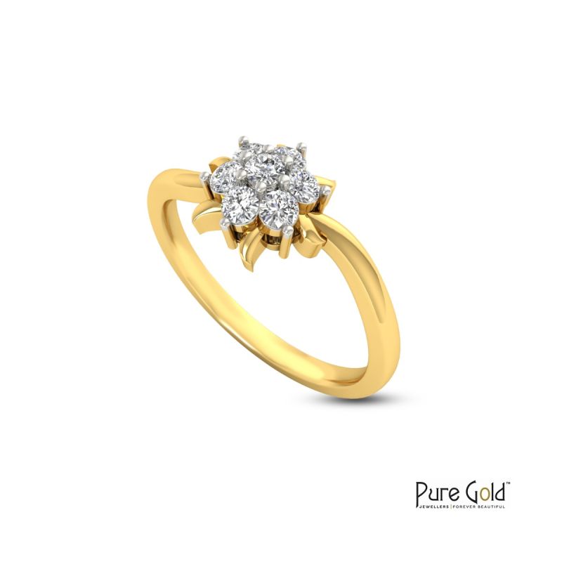 Dazzling Sun Diamond Ring - PGRNG26432