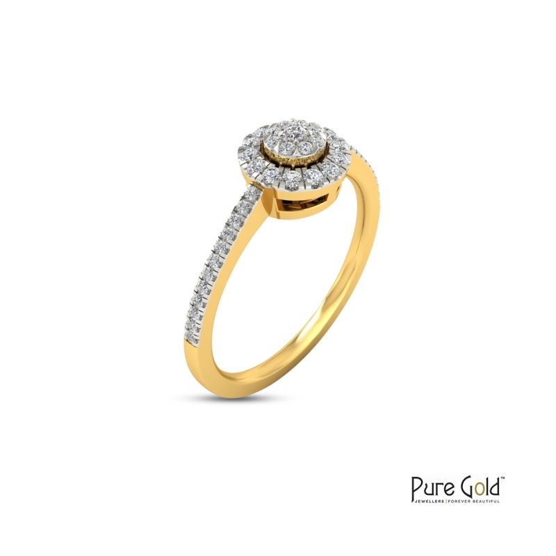 Eternal Promise Ring (0.2ct, 18K Gold)