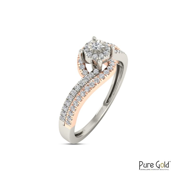 18K Gold Sahara's Embrace with 0.15CTS