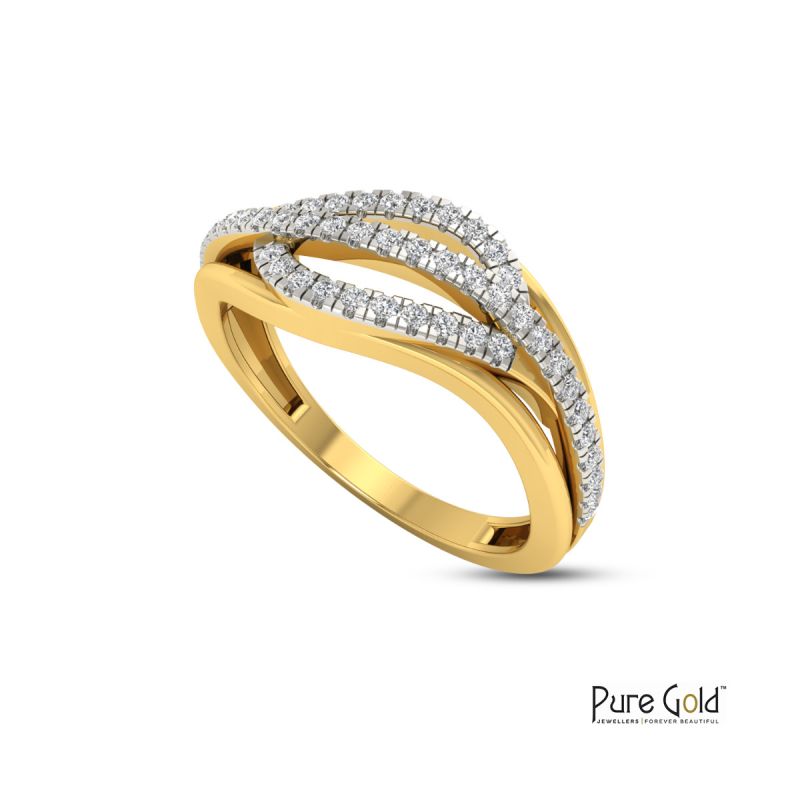 Shining Swirl Ring - PGRNG30550
