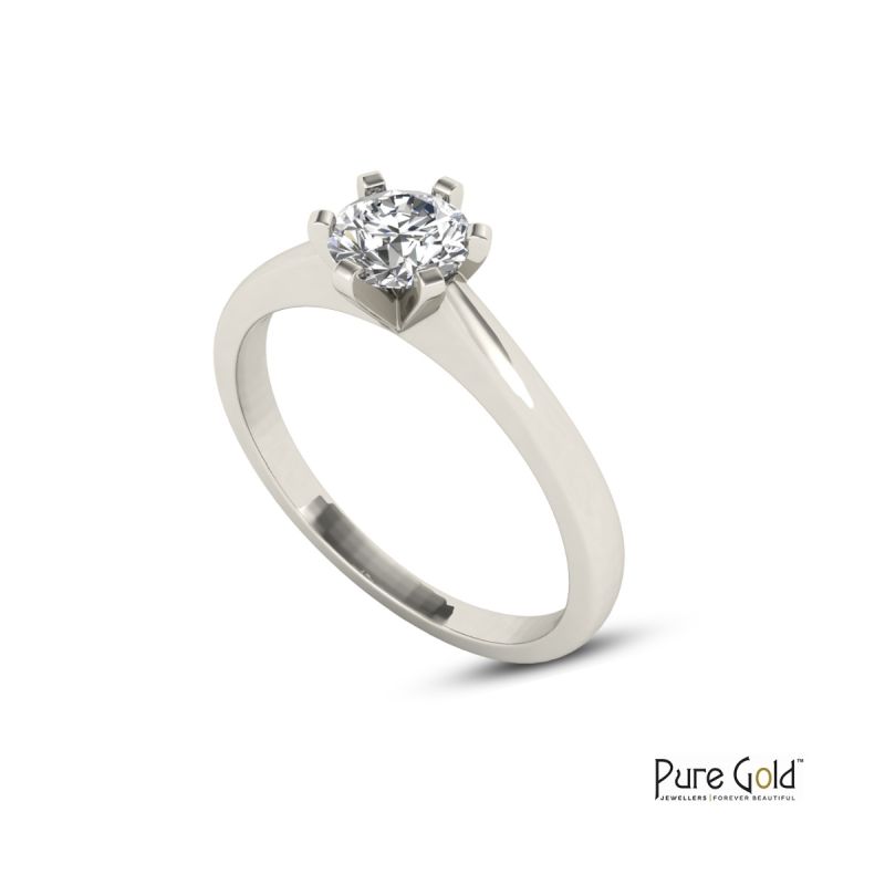 Handmade Sparkle 0.5 CTS Ring 18 Karat