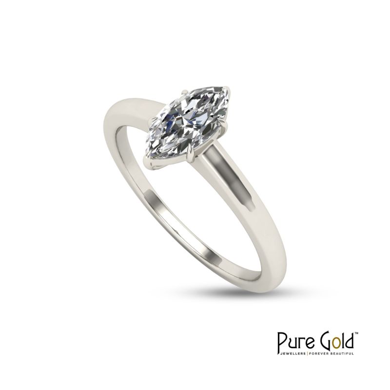 Handmade Sparkle 0.50 CTS Ring 18 Karat