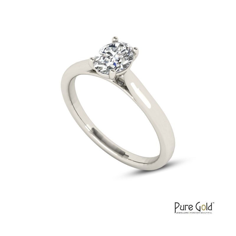 Handmade Sparkle 0.50 CTS Ring 18 Karat