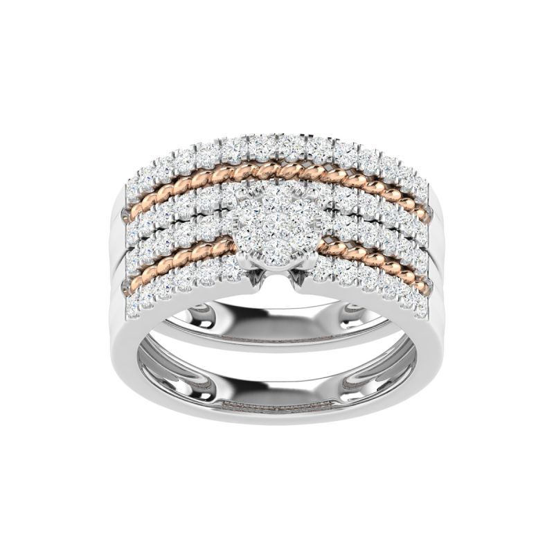 18K Gold Divine Legacy Ring with Diamonds