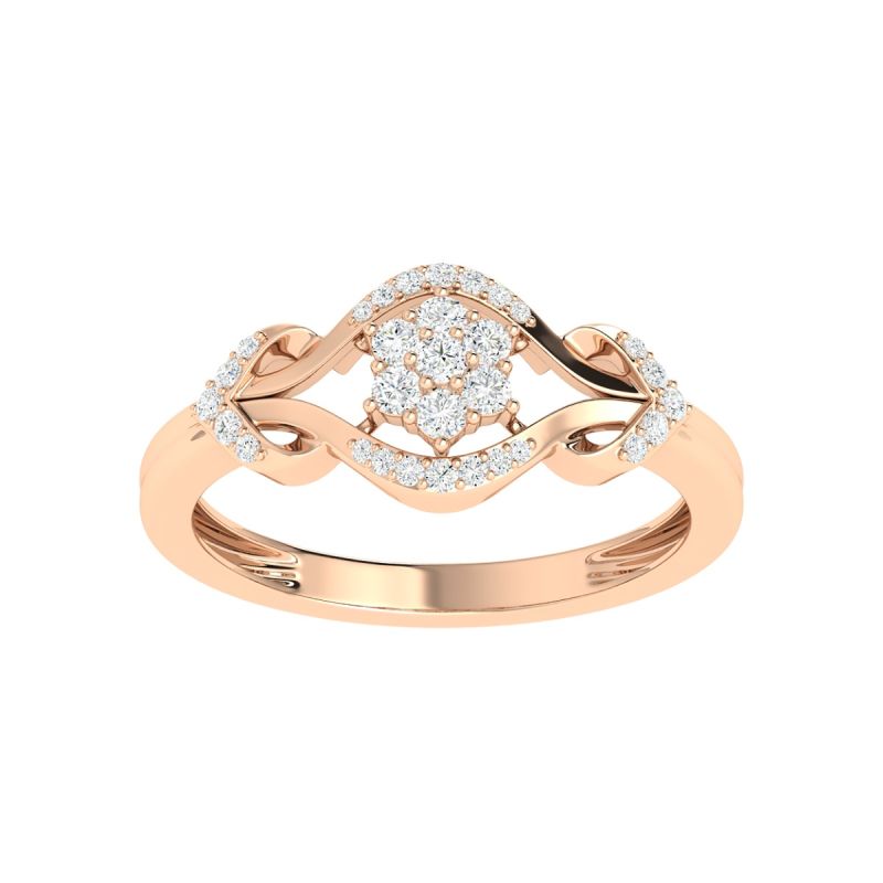 18K Gold Eterna Ring with Diamonds