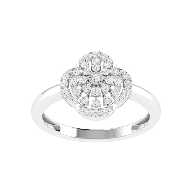 18K Gold Fiora Ring with Diamonds