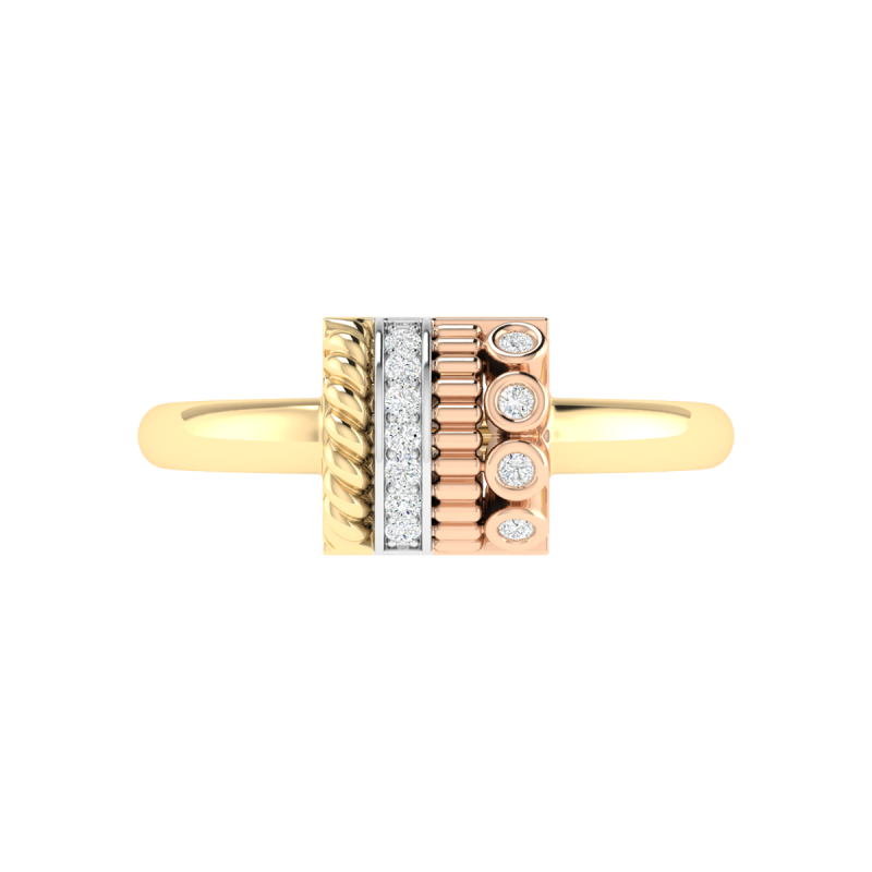 18K Gold Legacy Ring with Diamonds