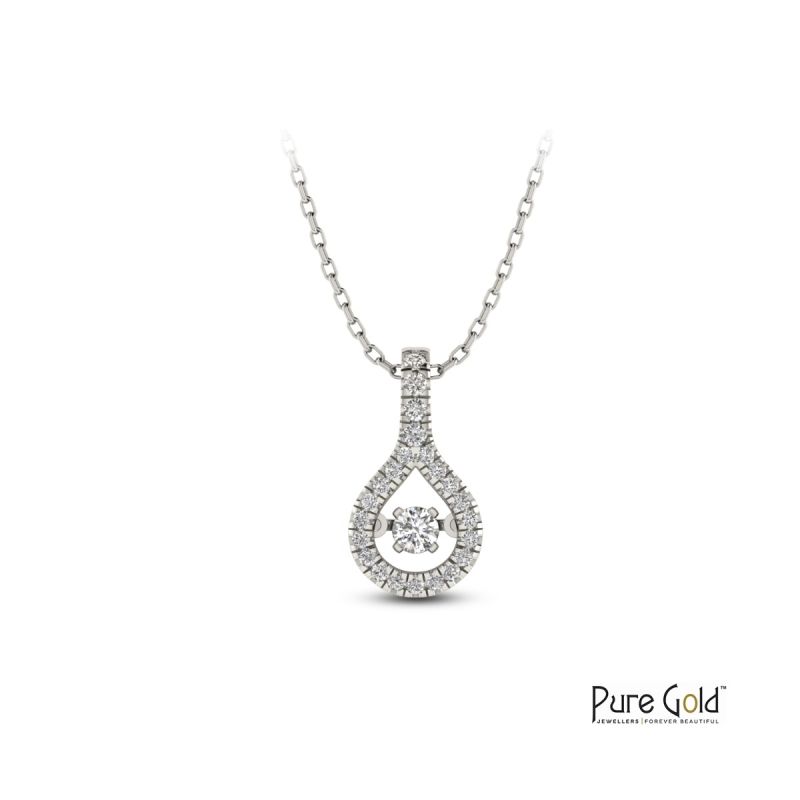 Everlasting 0.30 CT Pear Sparkle (18K Gold)