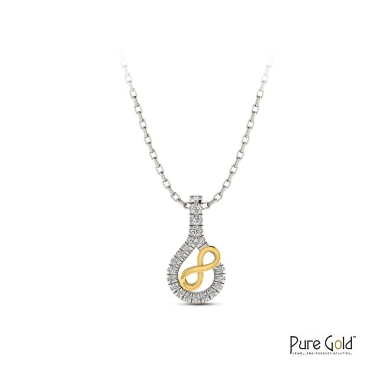 The Infinity Love Pendant (18k and 0.10CTS)
