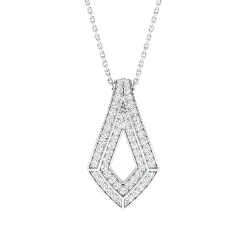 18K Gold Majestic Serpent Pendant With Diamonds