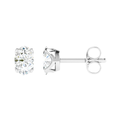 18K Gold Mystic Flare Earrings with Lab-Grown Diamonds