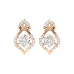 18K Gold Eterna Earrings with Diamonds