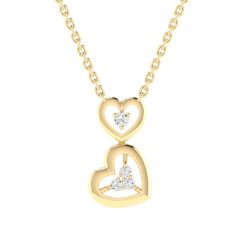 18k Gold Endless Devotion Necklace with Diamonds
