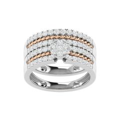 18K Gold Divine Legacy Ring with Diamonds