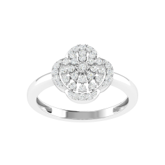 18K Gold Fiora Ring with Diamonds