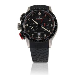Edox Chronorally Men's Analog Display Swiss Quartz Wristwatch - EDXWT168