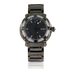AquaMarine Stainless Steel Metal Strap Swiss Men's Wristwatch - GWAQWT1107