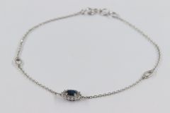 Pure Sparkle Diana Blue Sapphire Bracelet CPP - PGBRG23419S