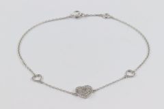 CPP - Pure Sparkle Heart Diamond Bracelet - PGBRG24609