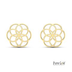 18 Karat Gold Luciana Mother of Pearl Earrings - PGERG34330