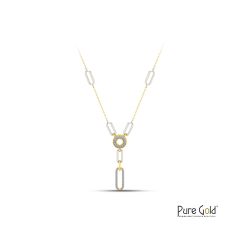 18 Karat Gold Bella Diamond Necklace - PGNLG33472